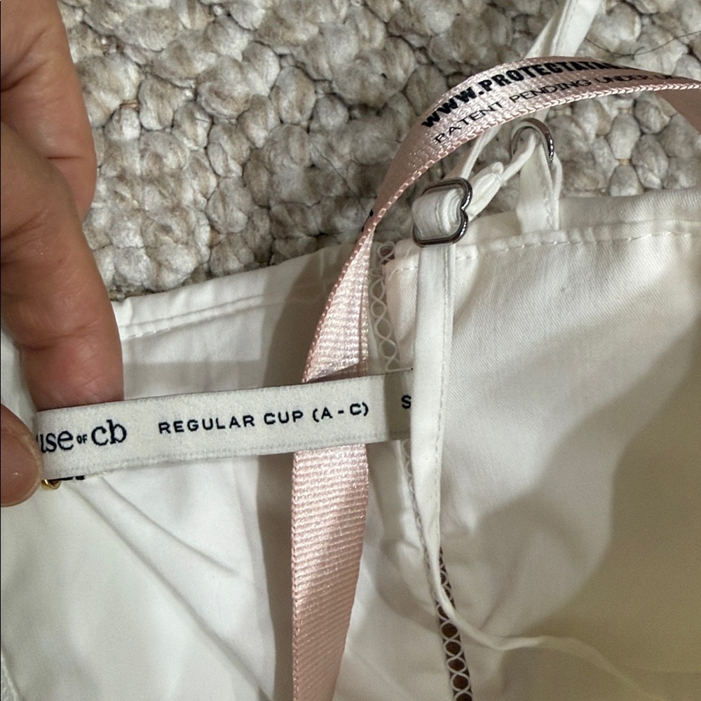 House of CB Strapless Ivory A-Line Dress - Picture 3 of 5
